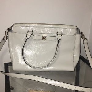 Kate Spade Grey patent handbag